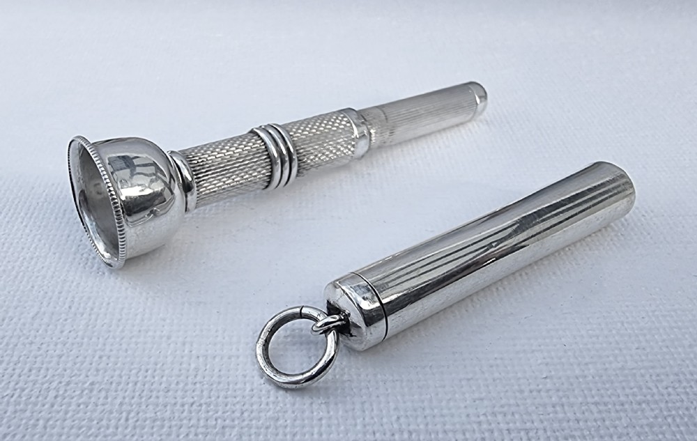 A rare silver cigar punch/cutter, Birmingham 1954/55 View VII