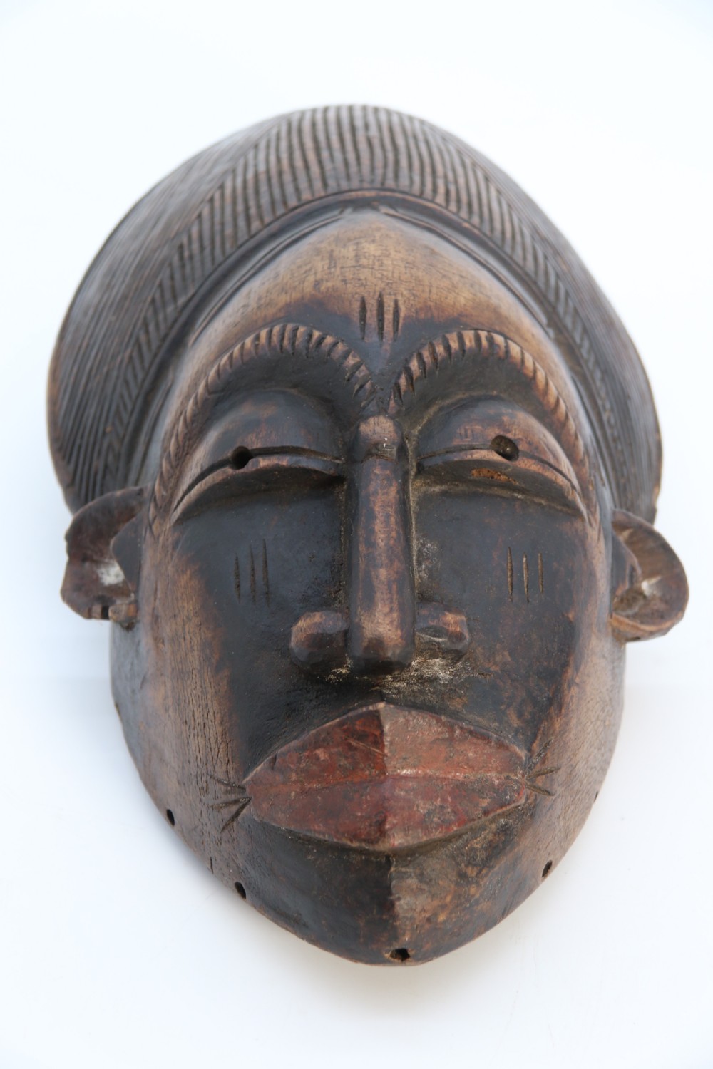 A matched pair of African tribal dance face masks, circa 1920 View III