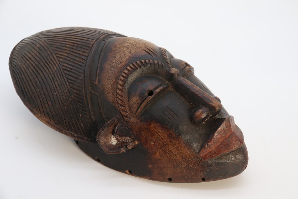 A matched pair of African tribal dance face masks, circa 1920 View VI