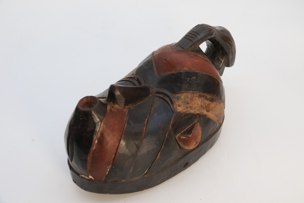 A matched pair of African tribal dance face masks, circa 1920 View XV