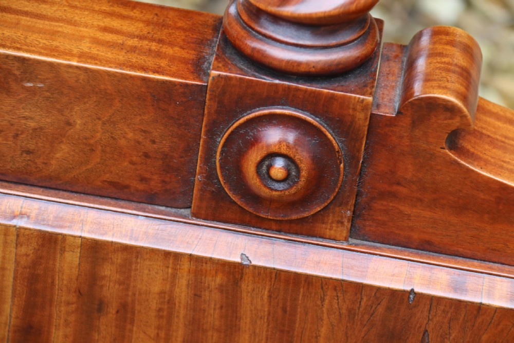 A rectangular mid-19th century satinwood centre table featuring detailed floral marquetry inlay across the tabletop, supported by carved barley twist legs and a central stretcher. View XXI