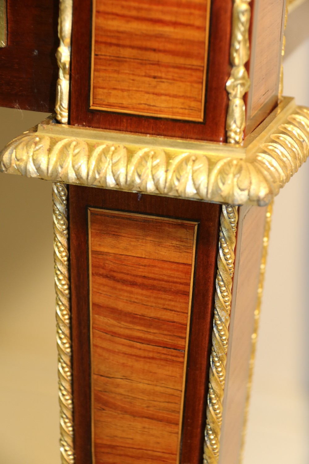 A superb French Louis XVI style  mahogany Bureau Plat or writing table circa 1880

 View XI