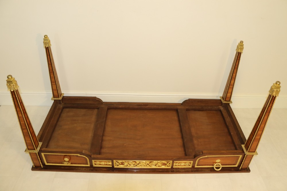A superb French Louis XVI style  mahogany Bureau Plat or writing table circa 1880

 View XX