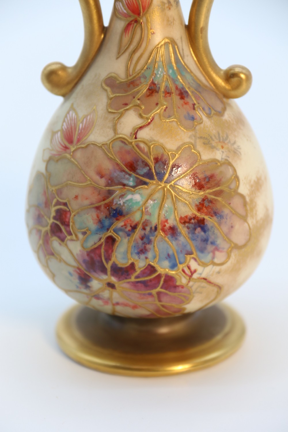 Antique late 19th century Doulton Burslem vase circa 1880 View XII