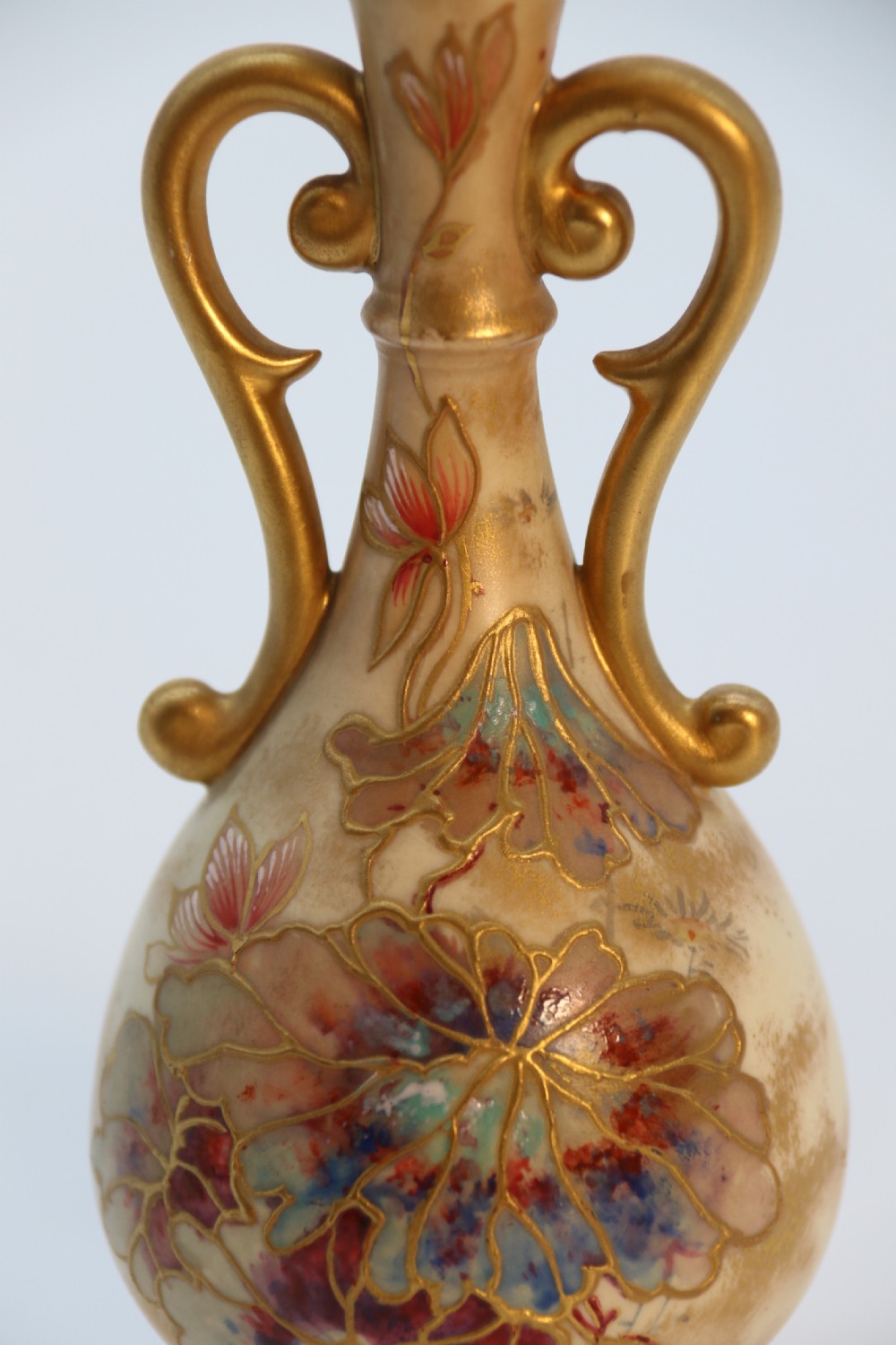 Antique late 19th century Doulton Burslem vase circa 1880 View XIII