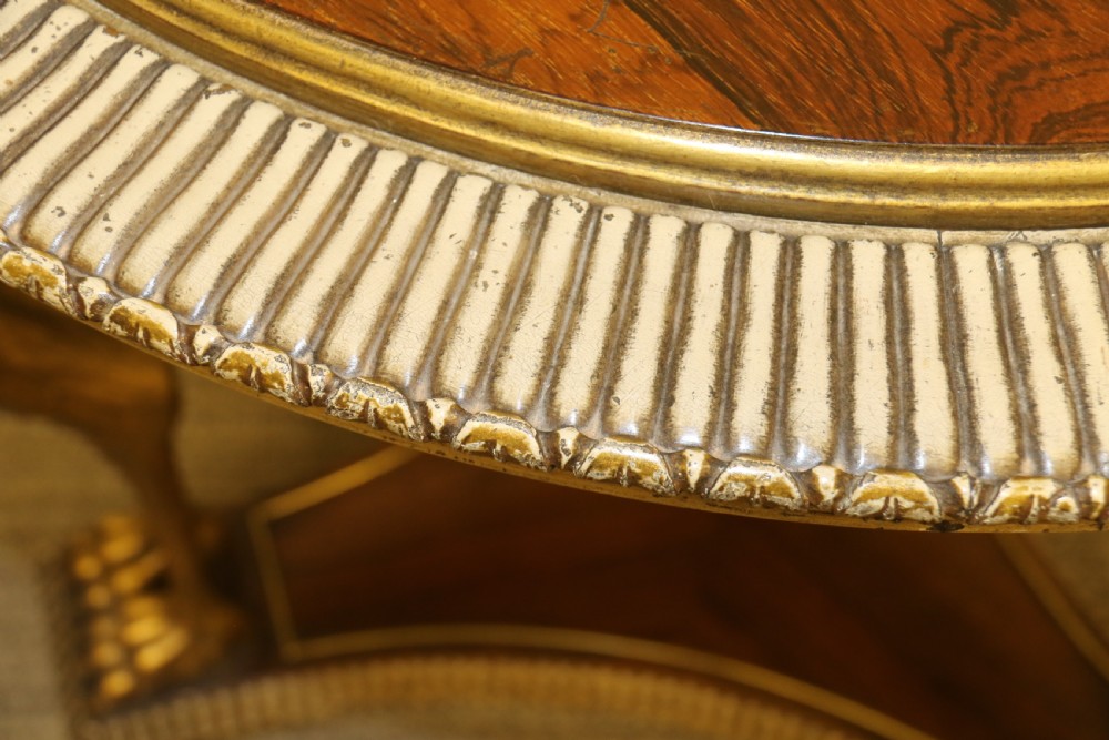 Antique decorative French centre table circa 1880 View IX
