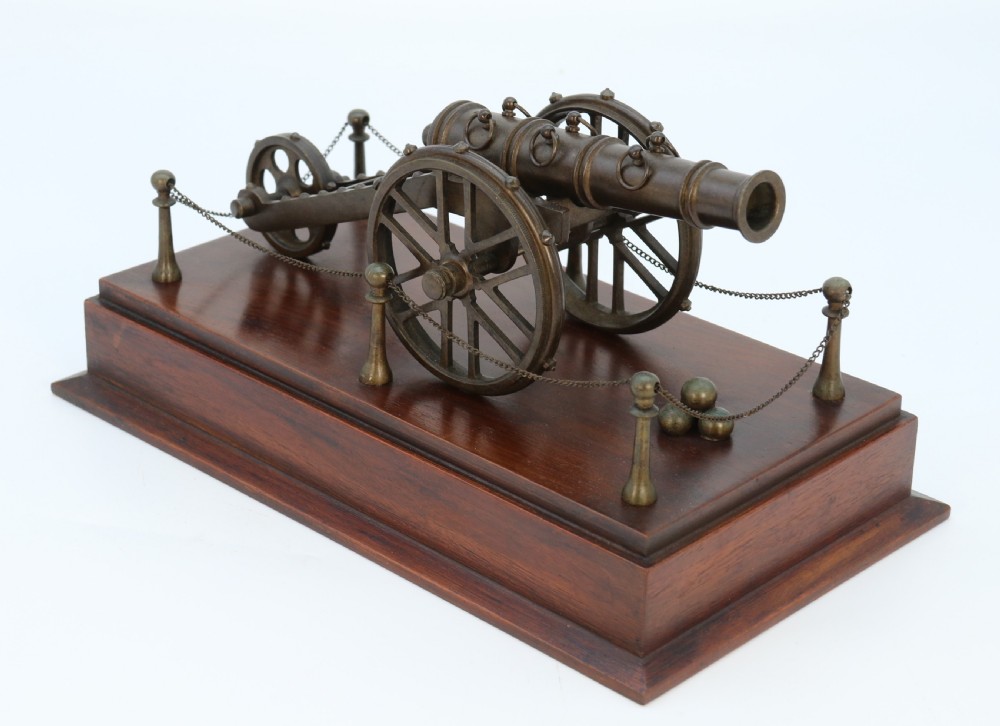 Model of an 18th century style bronze cannon View XVIII