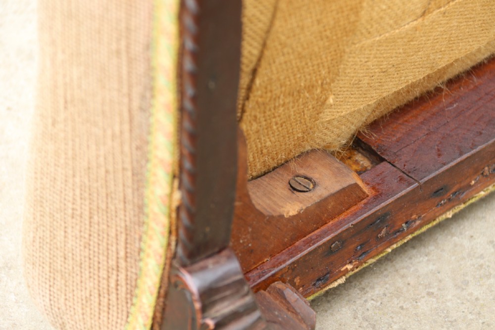 18th century Chippendale period large mahogany chair circa 1760 View VIII
