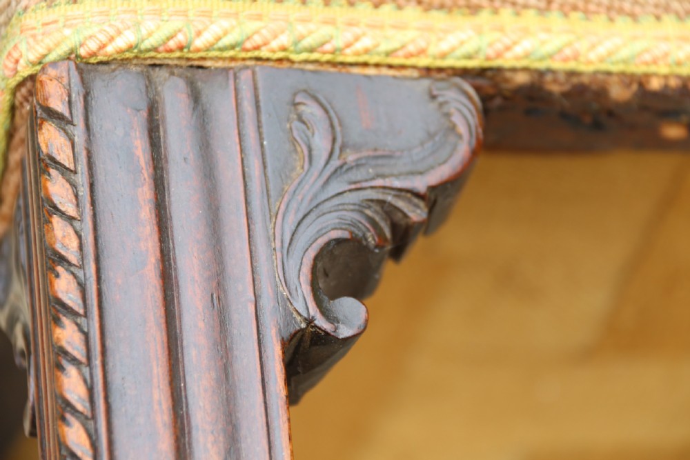 18th century Chippendale period large mahogany chair circa 1760 View XII