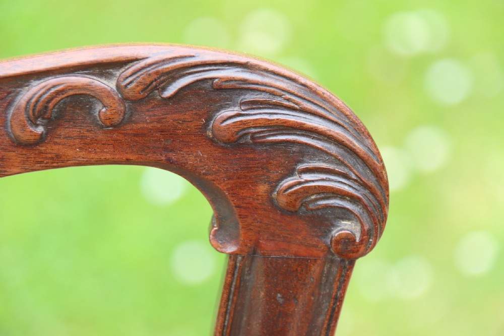18th century Chippendale period large mahogany chair circa 1760 View XVIII