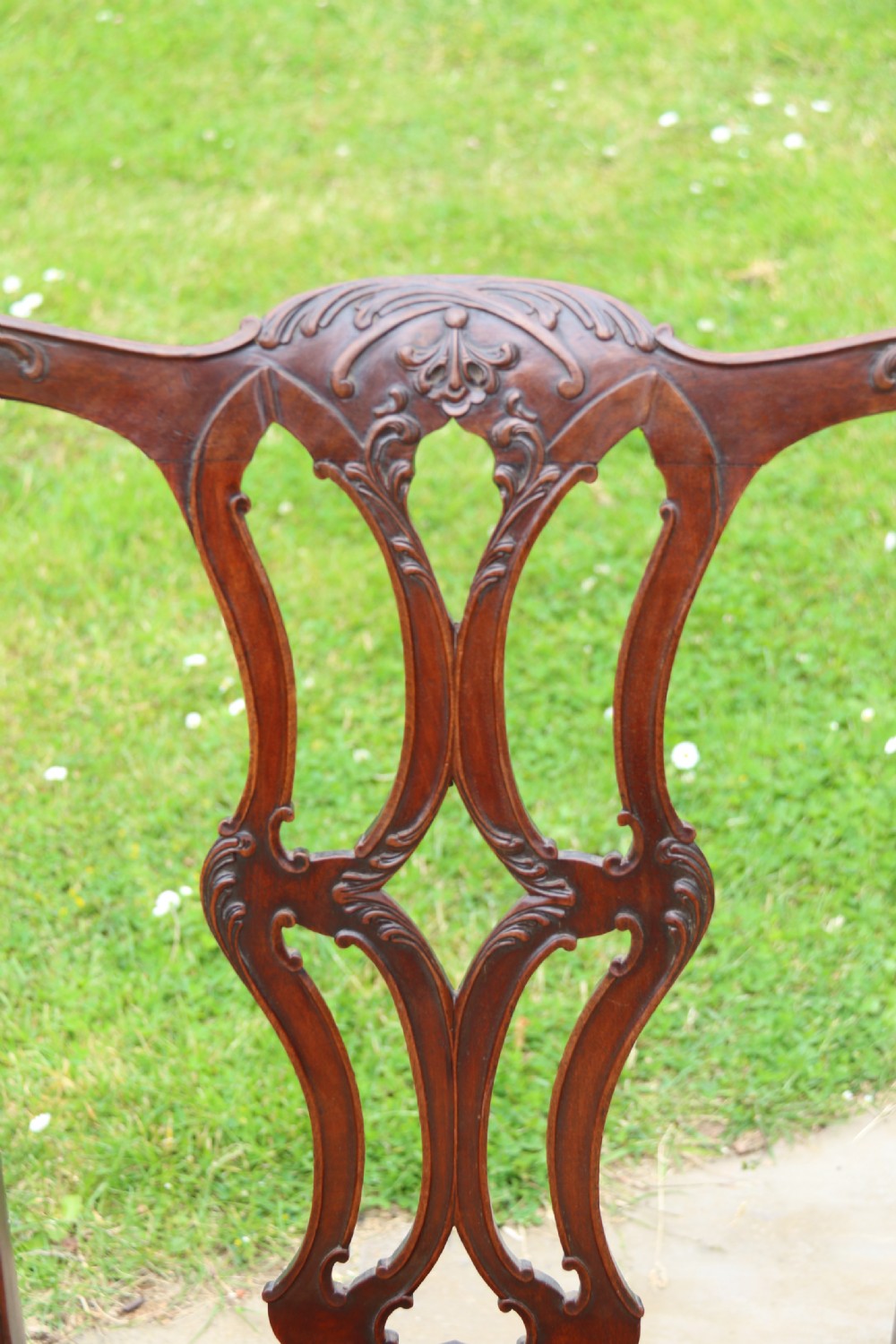 18th century Chippendale period large mahogany chair circa 1760 View XX