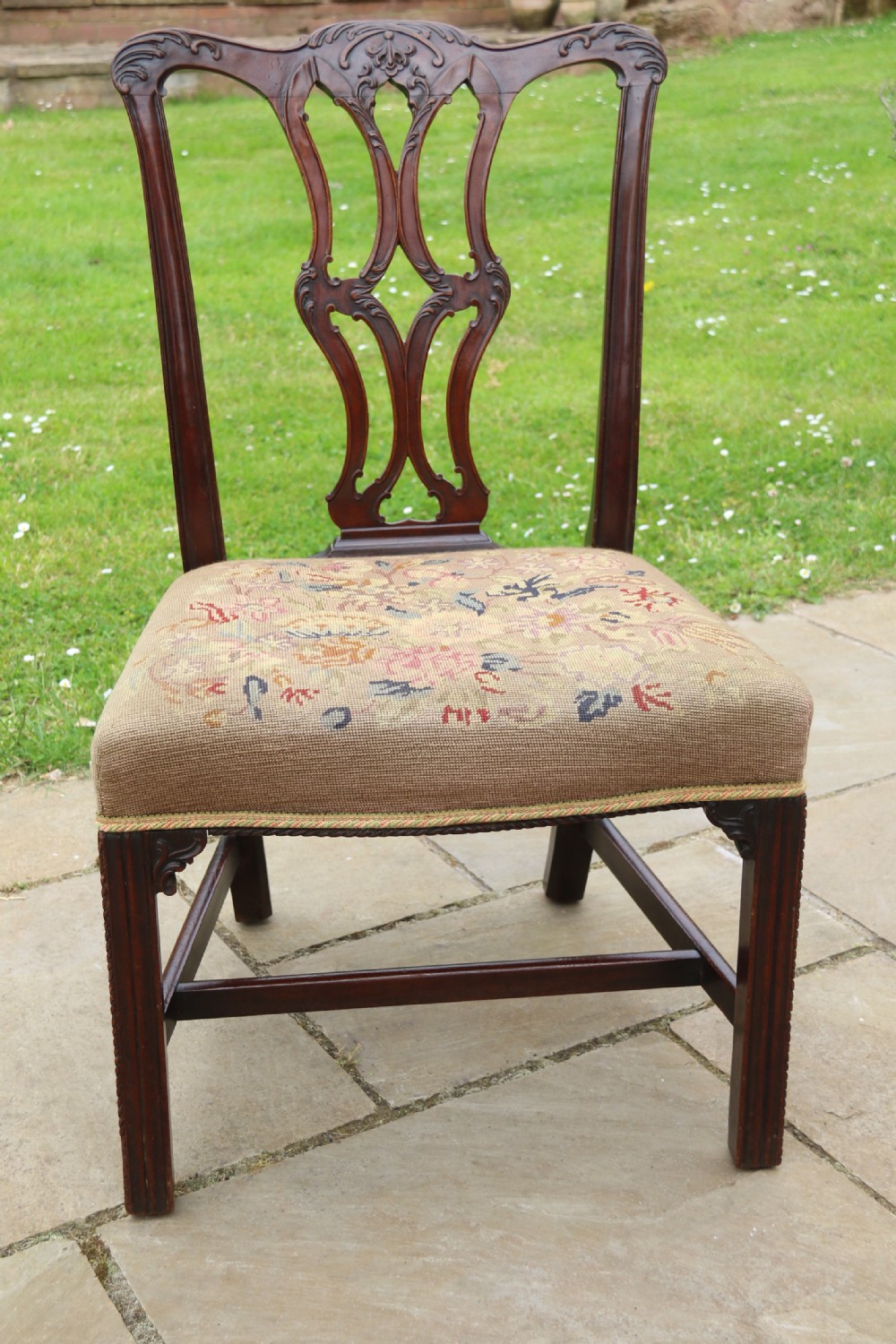 18th century Chippendale period large mahogany chair circa 1760 View XXI