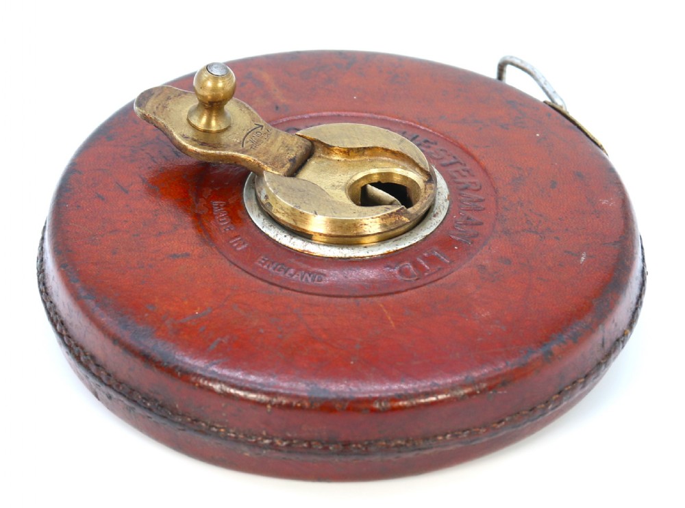 A Rabone and Chesterman architects or surveyors pocket 100 ft measure

