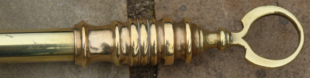 A Victorian telescopic brass toasting fork circa 1860 View III