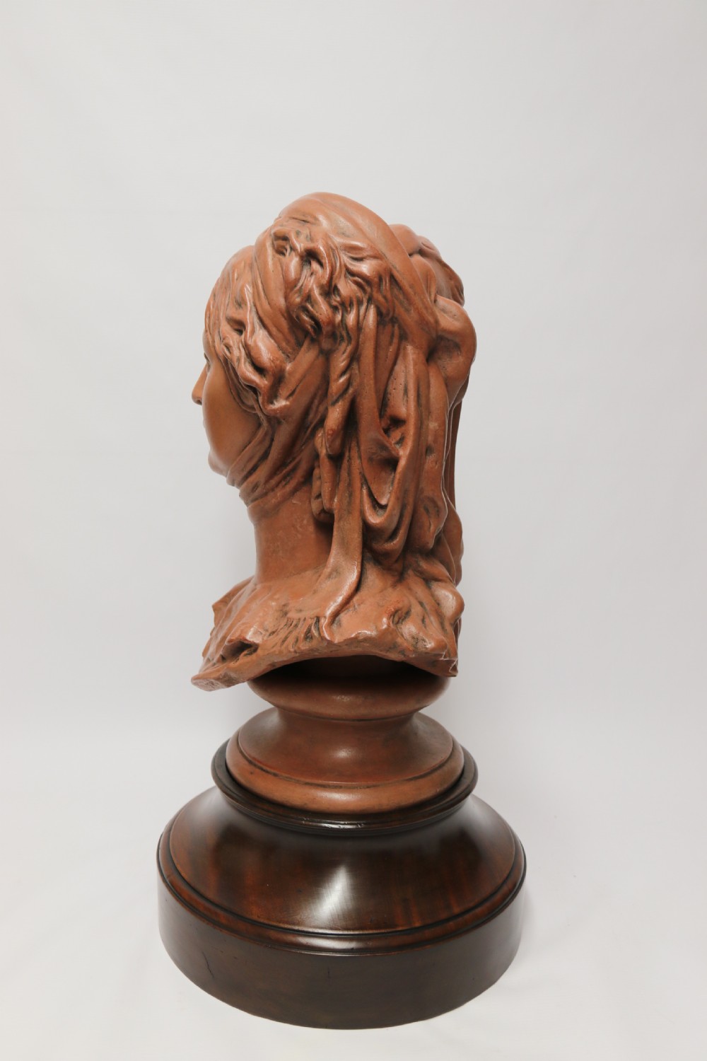 A large French terracotta depicting the bust of Queen Luise of Prussia. View V