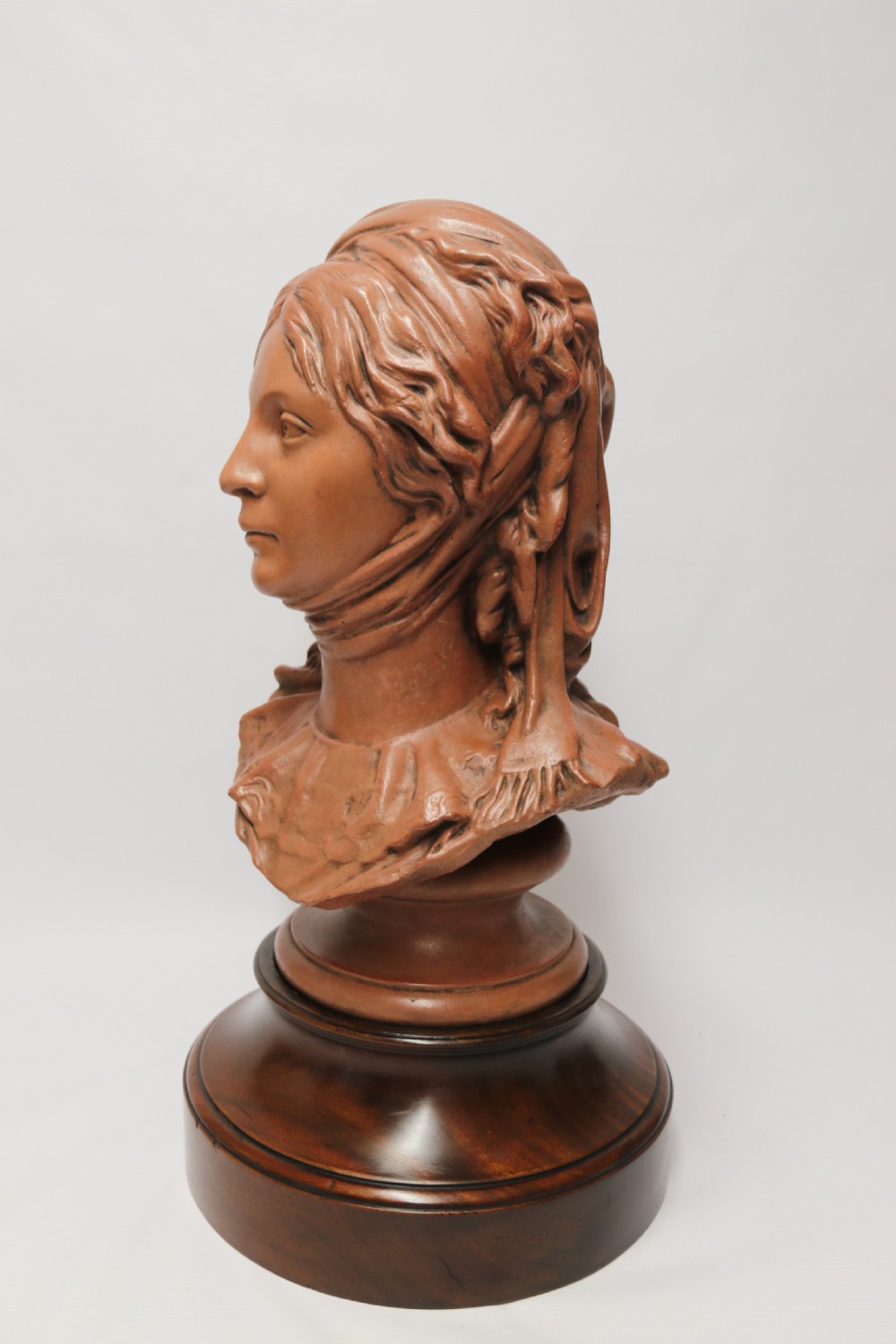 A large French terracotta depicting the bust of Queen Luise of Prussia. View VI