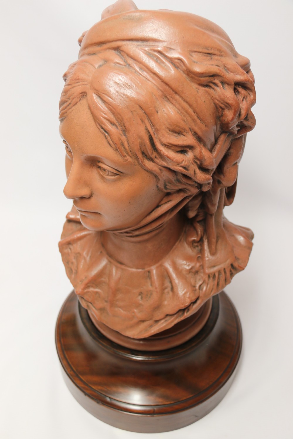 A large French terracotta depicting the bust of Queen Luise of Prussia. View XV