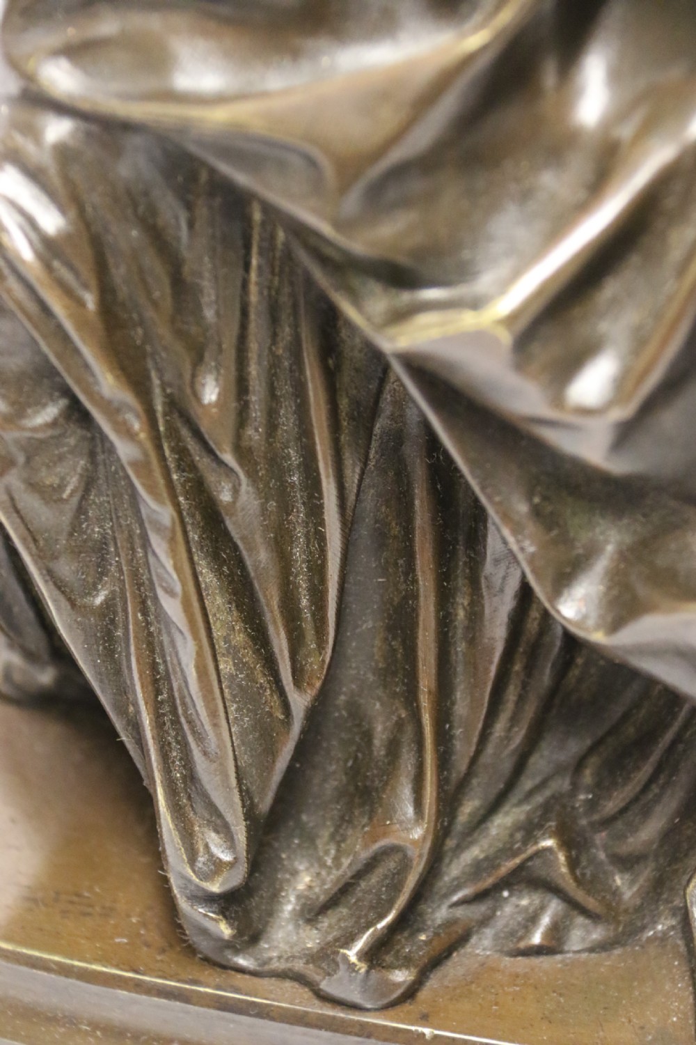 A Superb mid-19th century French classical bronze of Euterpe by Pierre Alexander Schoenewerk View XXII