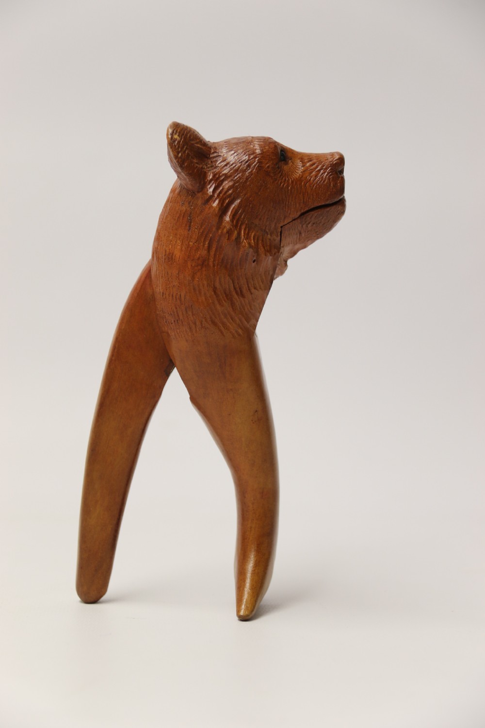 Antique hand carved bear nut cracker circa 1900 View IV
