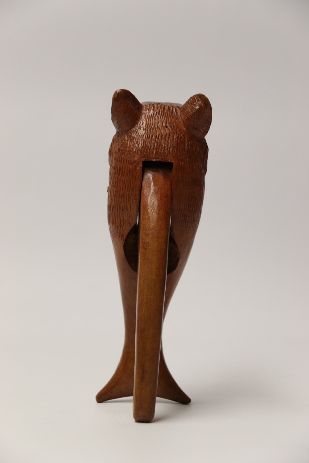 Antique hand carved bear nut cracker circa 1900 View V
