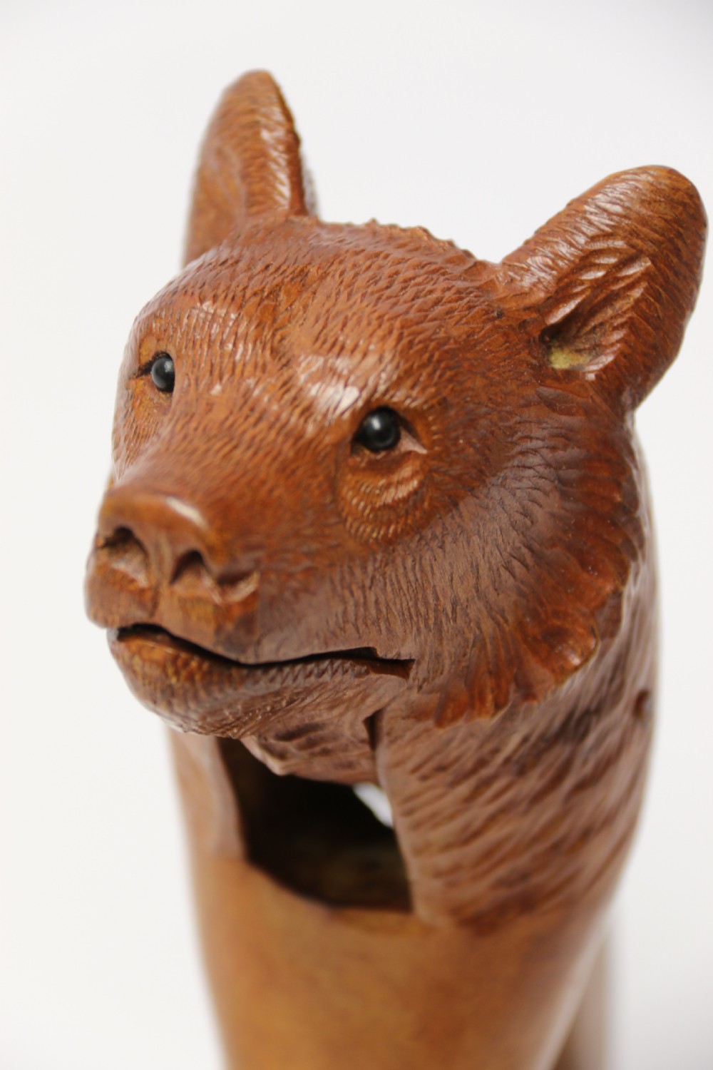 Antique hand carved bear nut cracker circa 1900 View VI