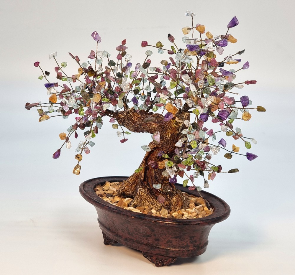 A Chinese Gemstone bonsai tree View III