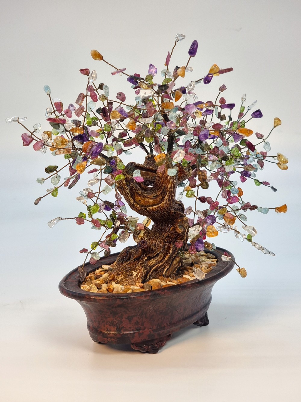 A Chinese Gemstone bonsai tree View V