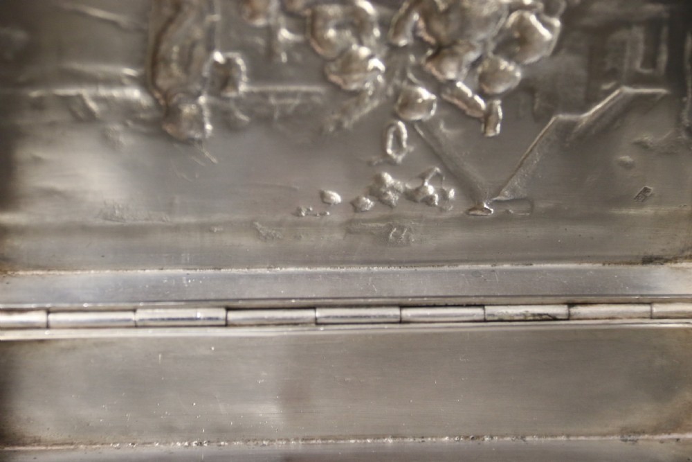 An early 19th century continental  silver box, circa 1820 View VII