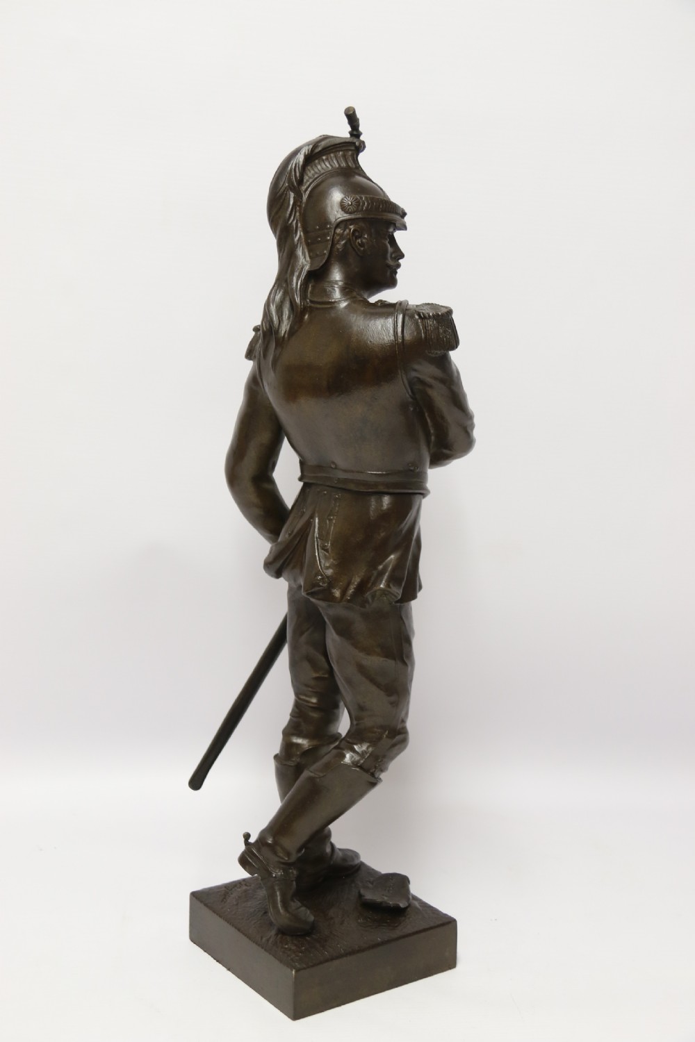 Antique Bronze study of a French military figure by L. A Bayeux circa 1880

 View V
