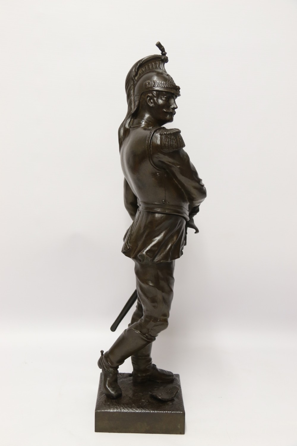 Antique Bronze study of a French military figure by L. A Bayeux circa 1880

 View VI
