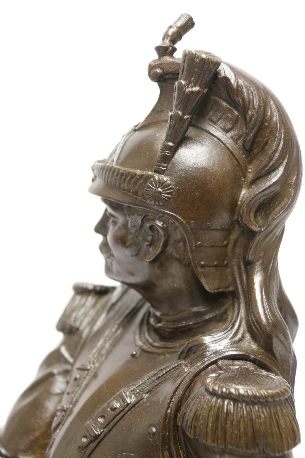 Antique Bronze study of a French military figure by L. A Bayeux circa 1880

 View X