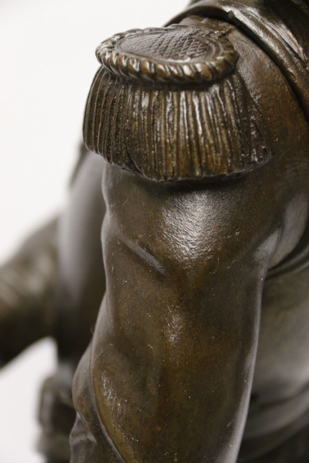 Antique Bronze study of a French military figure by L. A Bayeux circa 1880

 View XVI