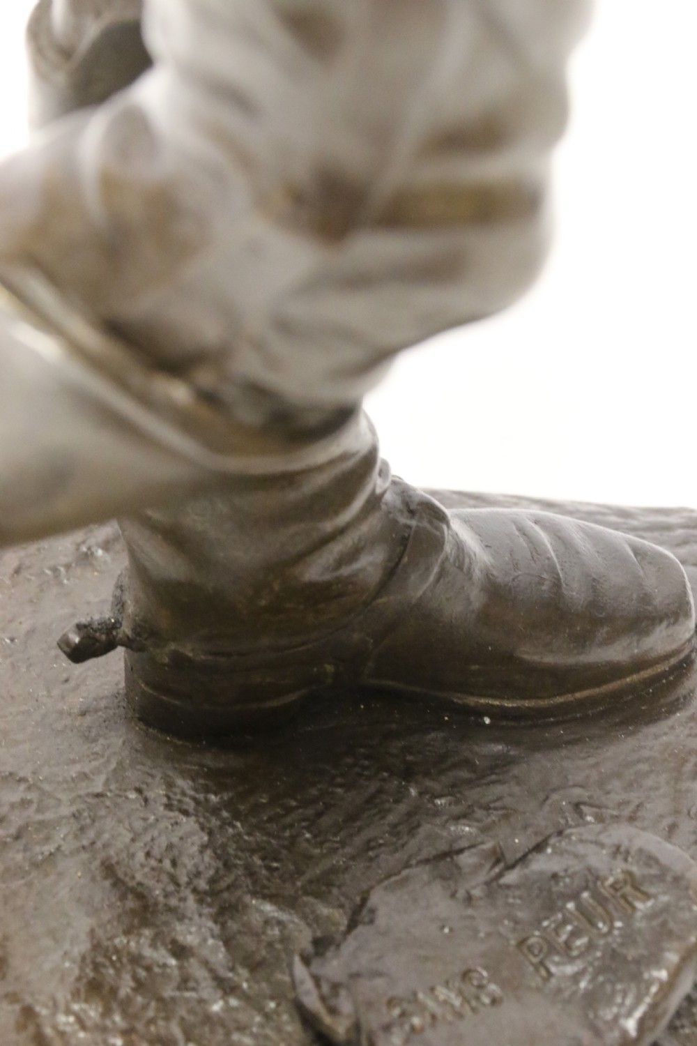 Antique Bronze study of a French military figure by L. A Bayeux circa 1880

 View XVIII