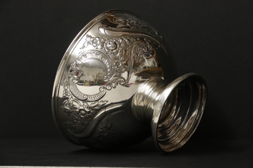 A Victorian period silver hallmarked bowl London 1897 - 98 View VIII