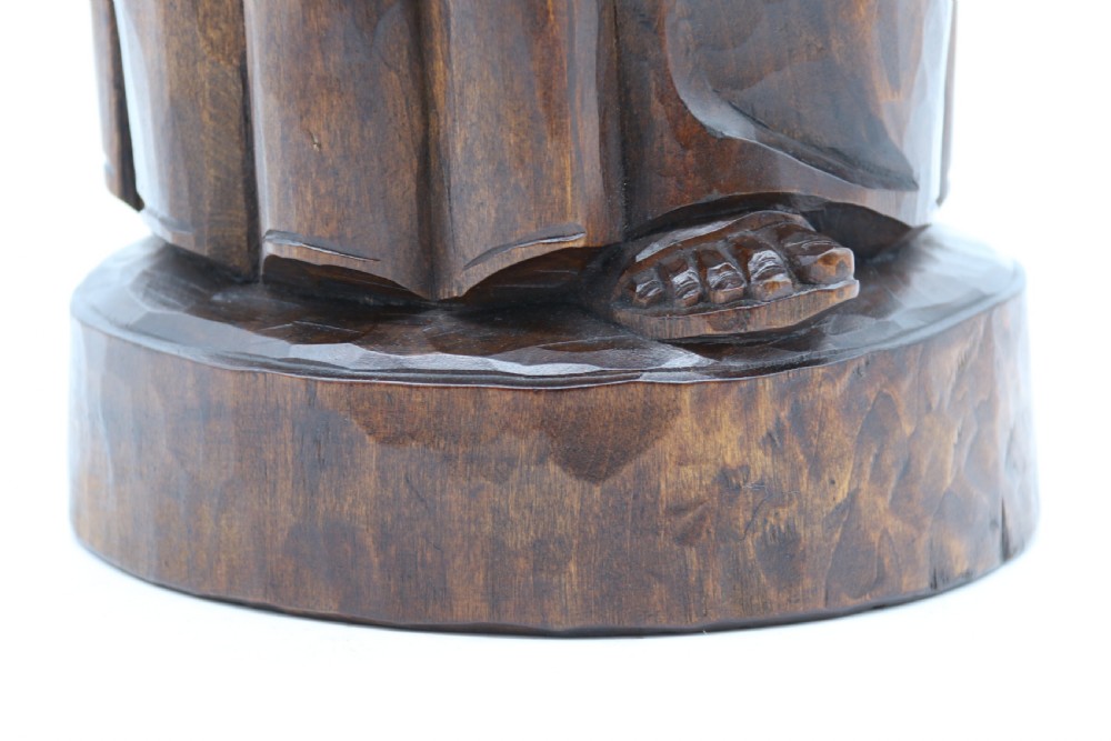 A Large Black Forest carved limewood study of a monk circa 1900 View XIV