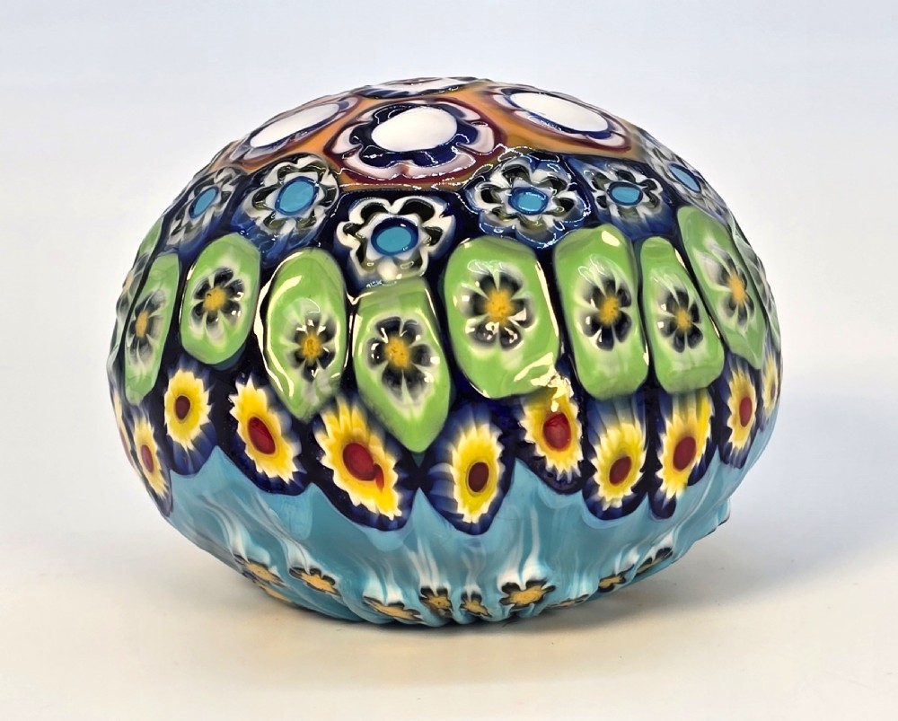 A rare and beautiful Millefiori glass paperweight View IV