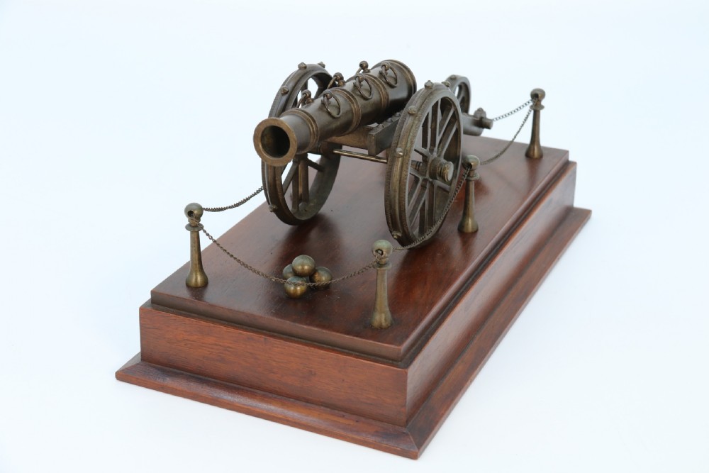 Model of an 18th century style bronze cannon View IV
