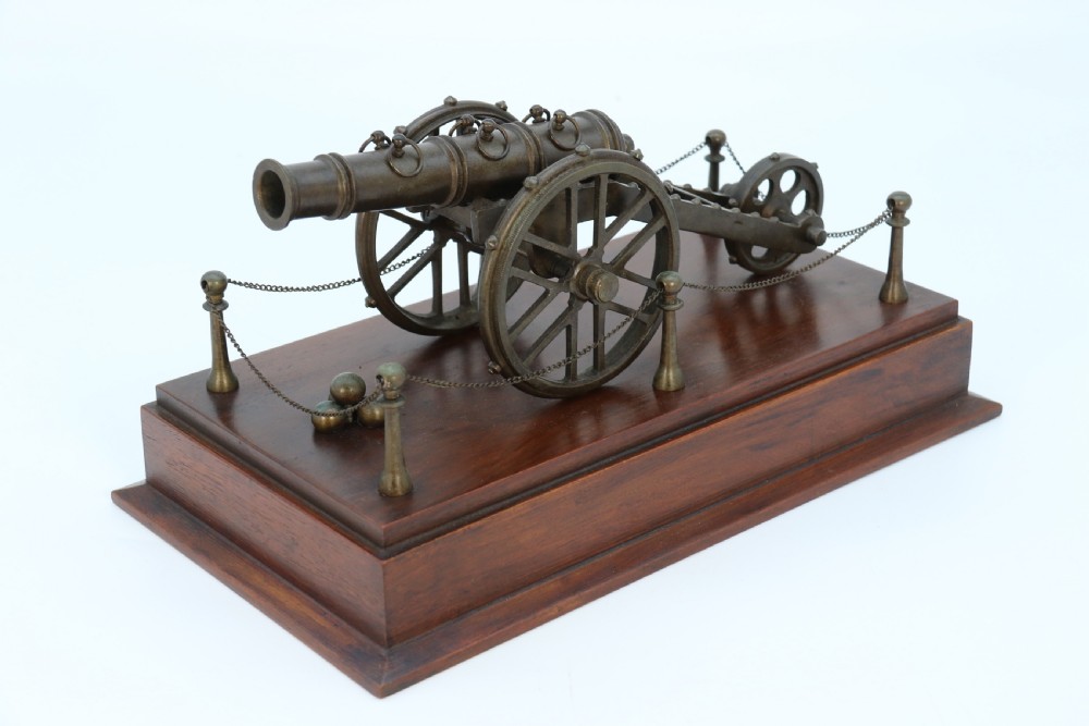Model of an 18th century style bronze cannon View VI