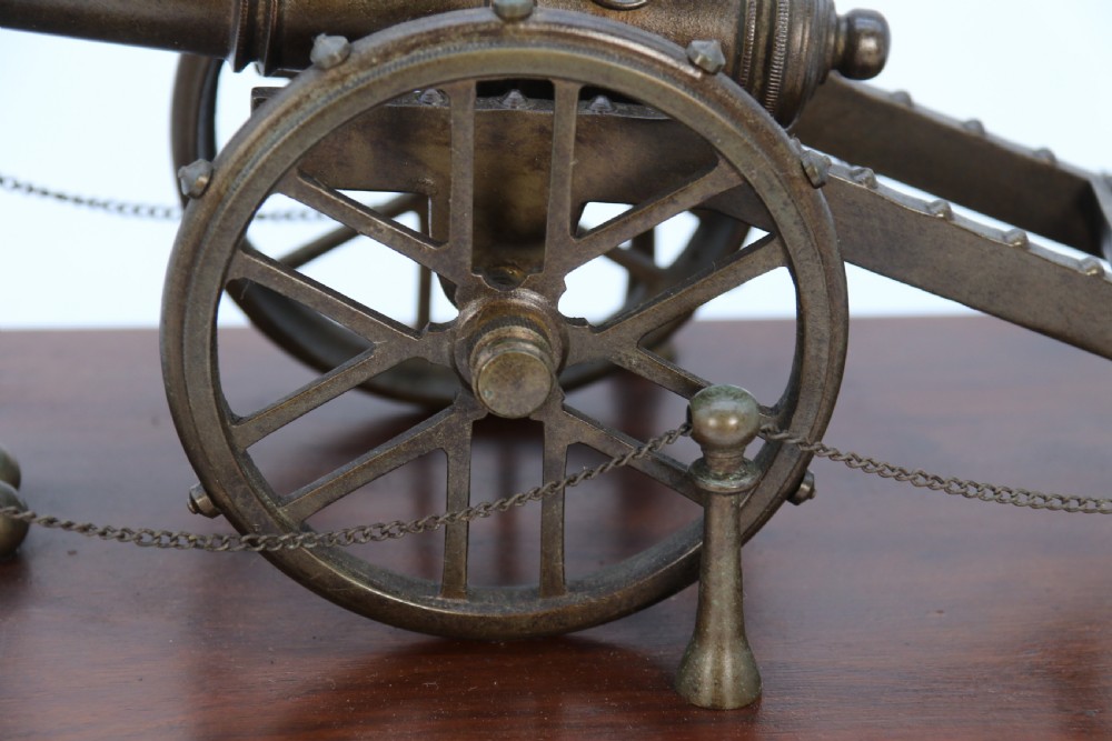 Model of an 18th century style bronze cannon View VII