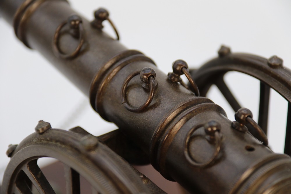 Model of an 18th century style bronze cannon View XVI