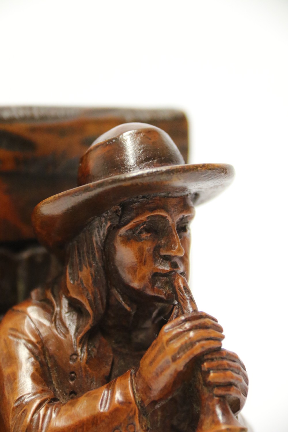 A pair of Black Forest carved walnut bookends circa 1900 View XI