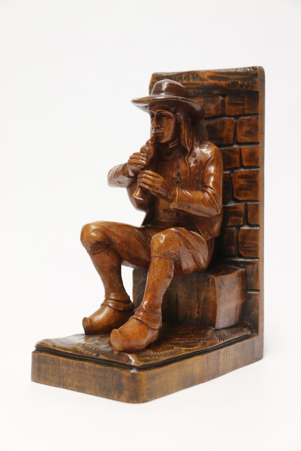 A pair of Black Forest carved walnut bookends circa 1900 View XVIII