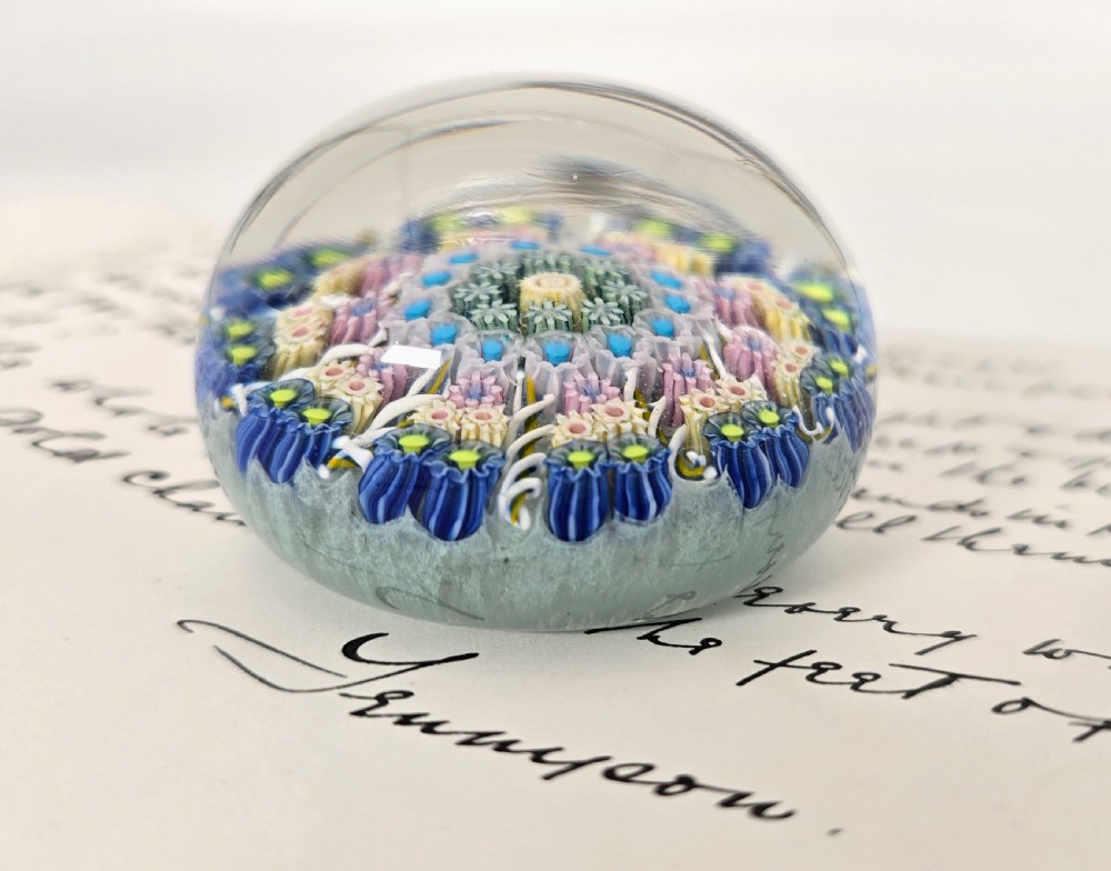 A  Millefiori glass paperweight circa 1920 View III