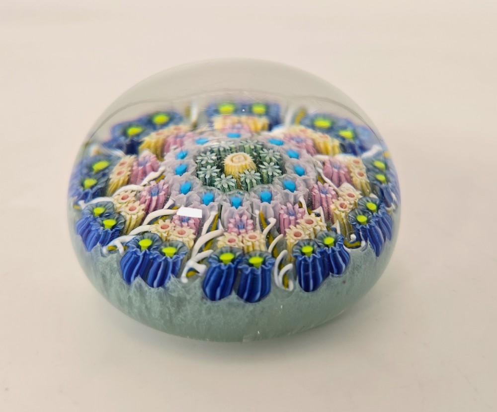 A  Millefiori glass paperweight circa 1920 View IV