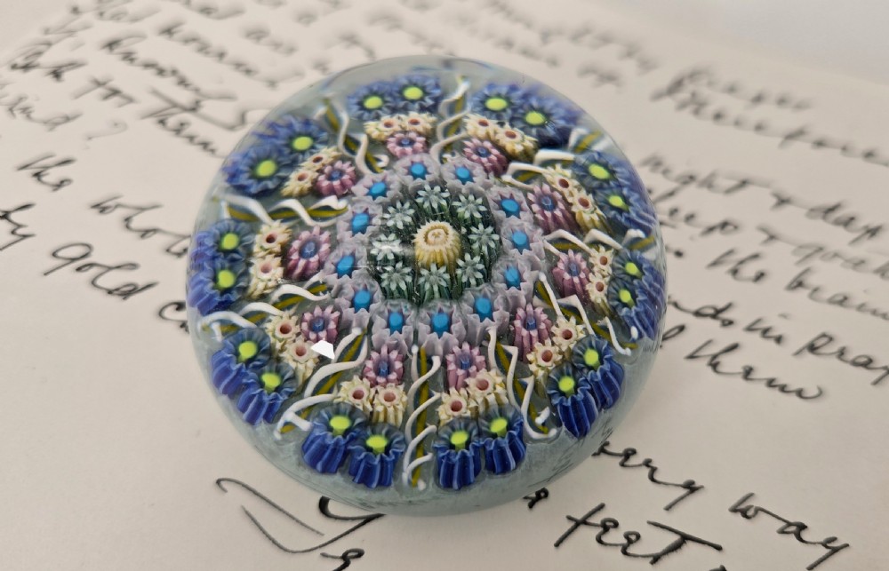 A  Millefiori glass paperweight circa 1920 View V