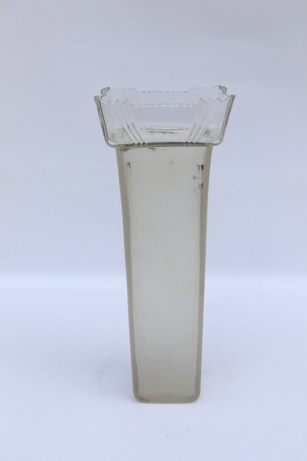 An Art Nouveau silver-plated WMF vase featuring a sculpted maiden figure in relief, sweeping organic handles, and a cut glass rim insert. View XXVIII
