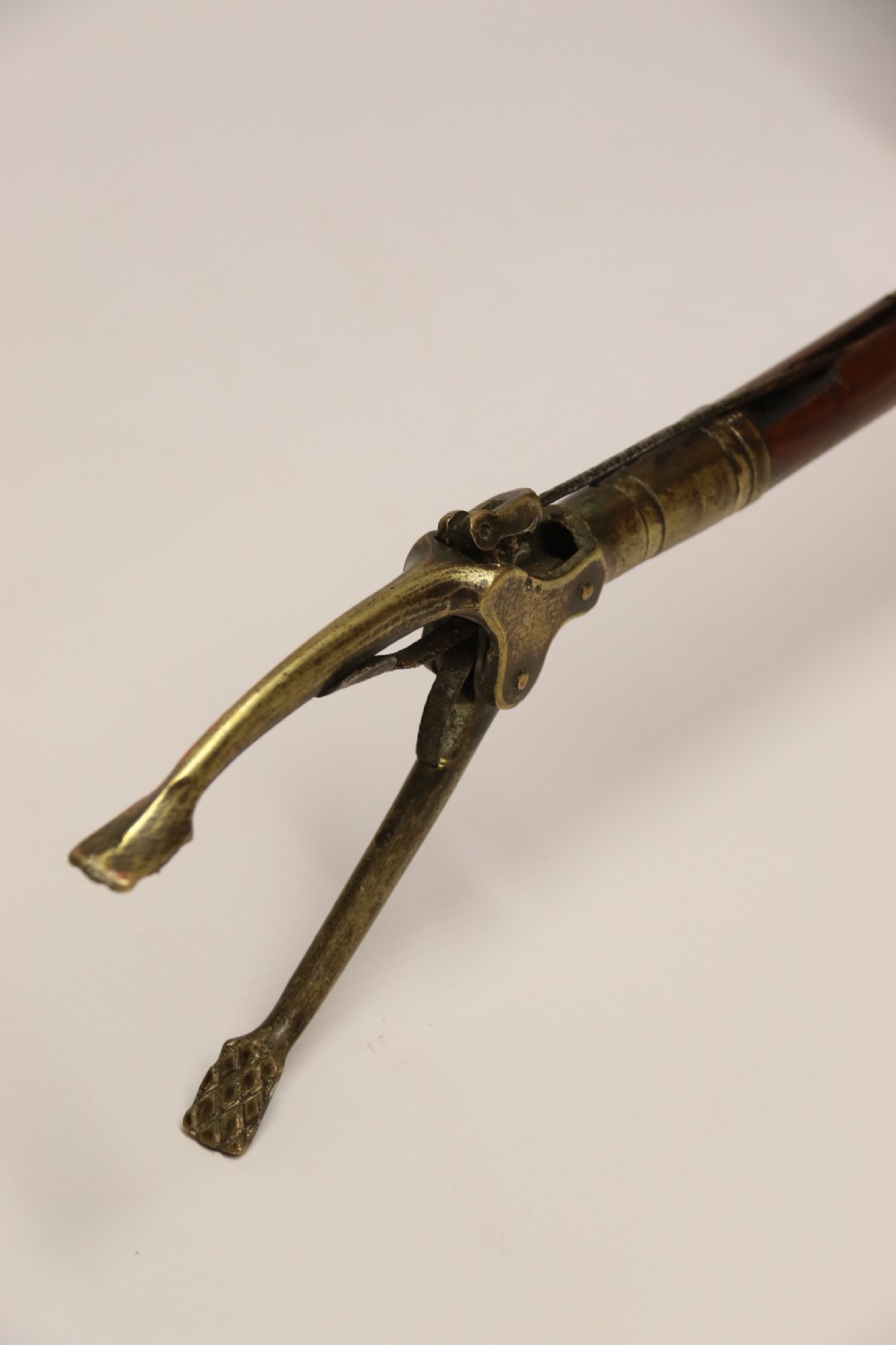 Regency period library long arm or book reach, English C 1830 View XIX