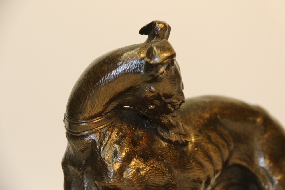 A bronze study of a Grey Hound, by Joseph Chemin, circa 1860 View VI