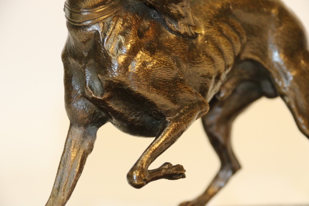 A bronze study of a Grey Hound, by Joseph Chemin, circa 1860 View VIII