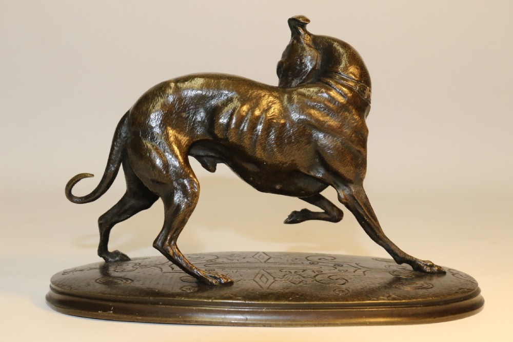 A bronze study of a Grey Hound, by Joseph Chemin, circa 1860 View X